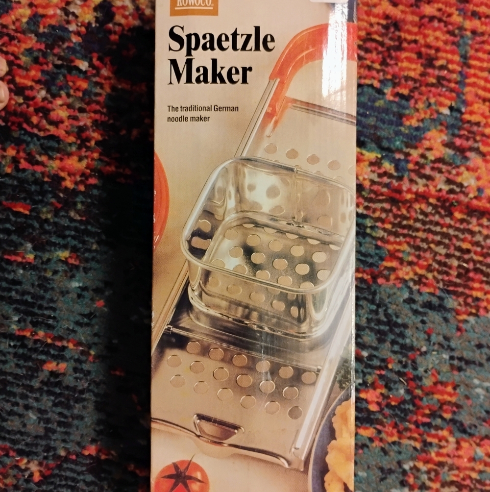 Rowoco Spaetzle Maker in Box, German Noodle Maker Vintage